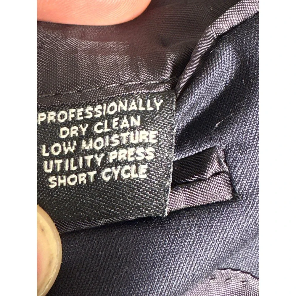 Jos. A. Bank Signature Collection Navy Blue 100% Wool Blazer Gordon 44R Mens